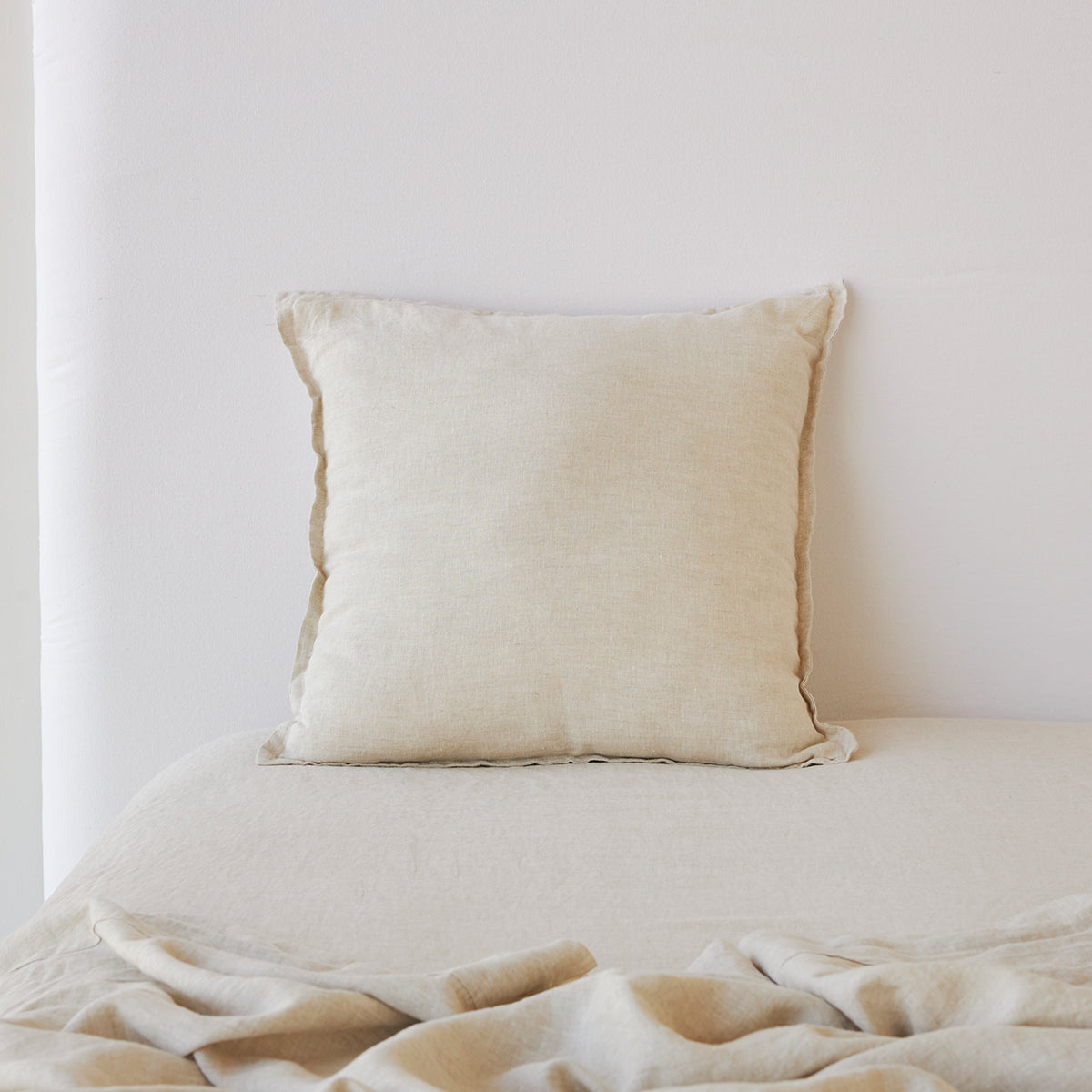 Pure Linen Cushion Cover - Natural  CLEARANCE