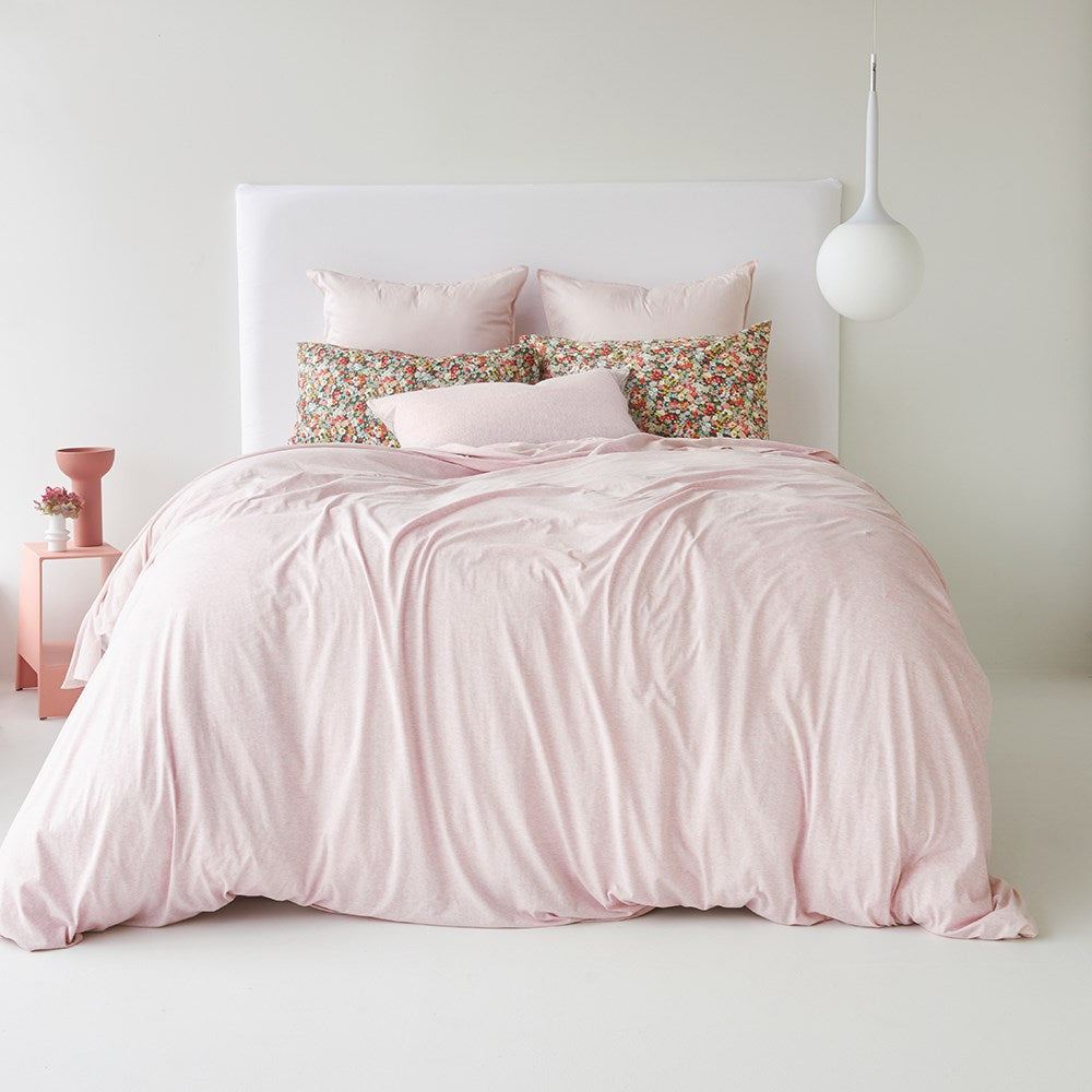 Cotton Jersey Duvet Cover - Cameo