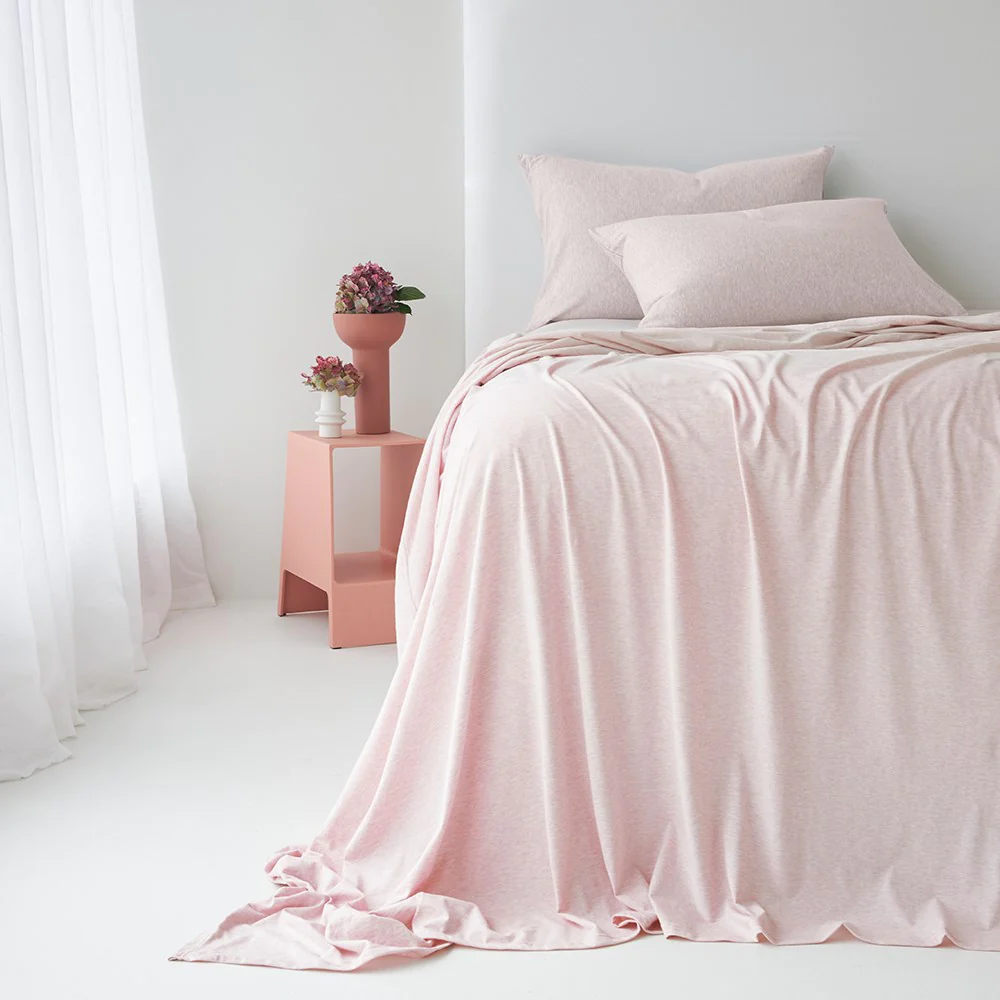 Cotton Jersey Flat Sheet - Cameo