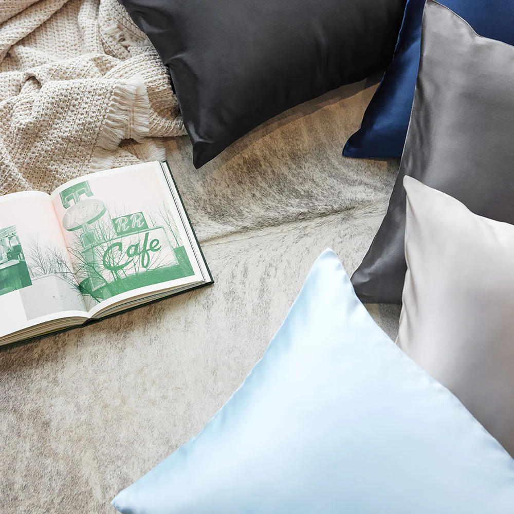 Mulberry Silk Pillowcase - Ice Blue