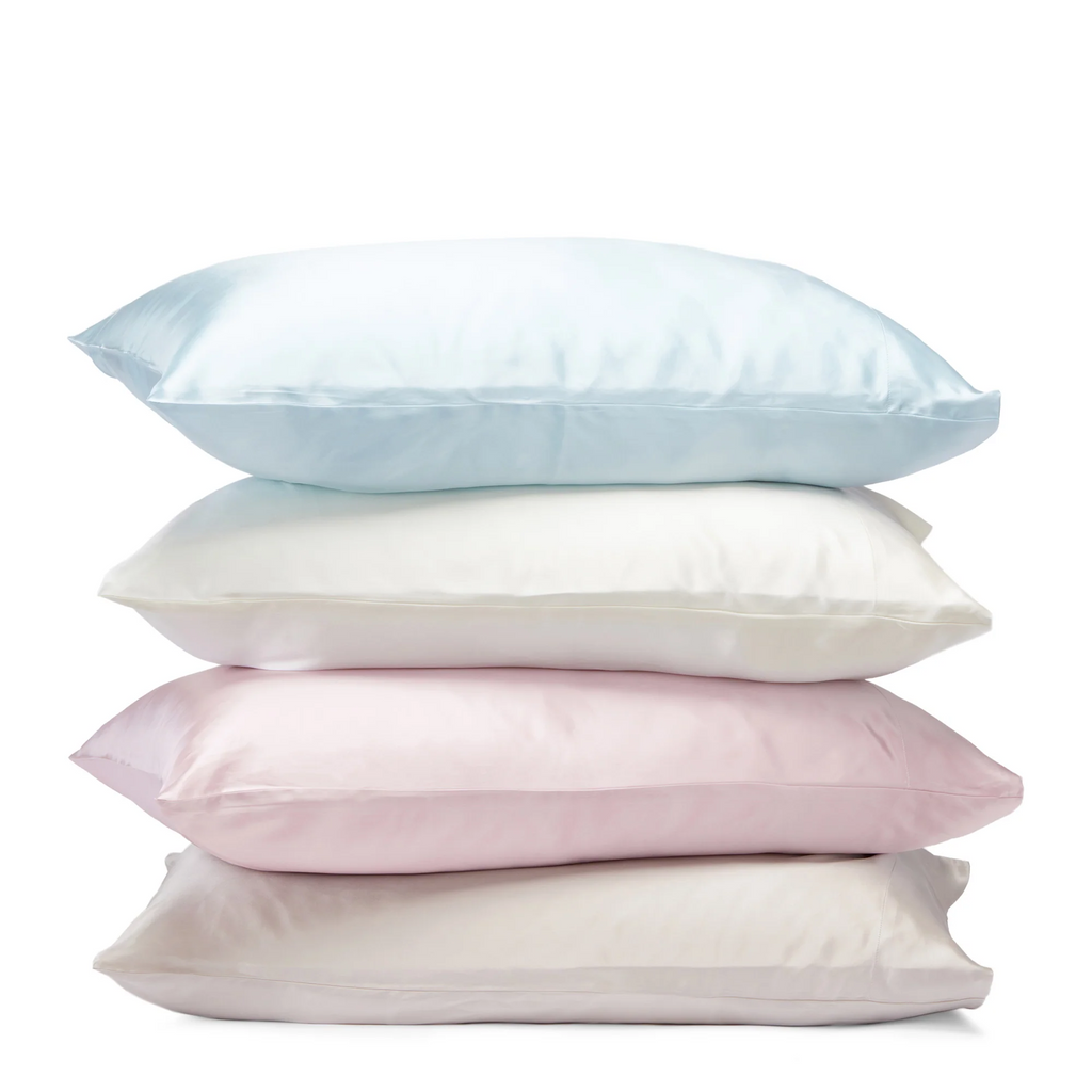 Mulberry Silk Pillowcase - Ice Blue