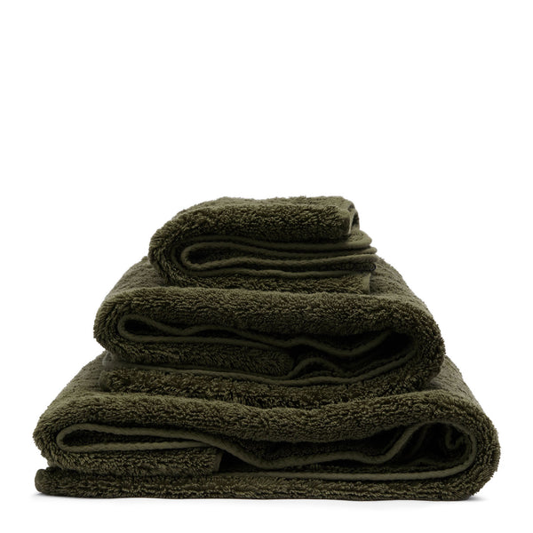 Super Pile Cotton Towel - Olive