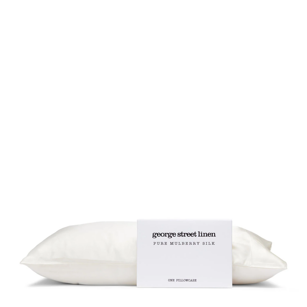 Mulberry Silk Pillowcase Each - Pearl