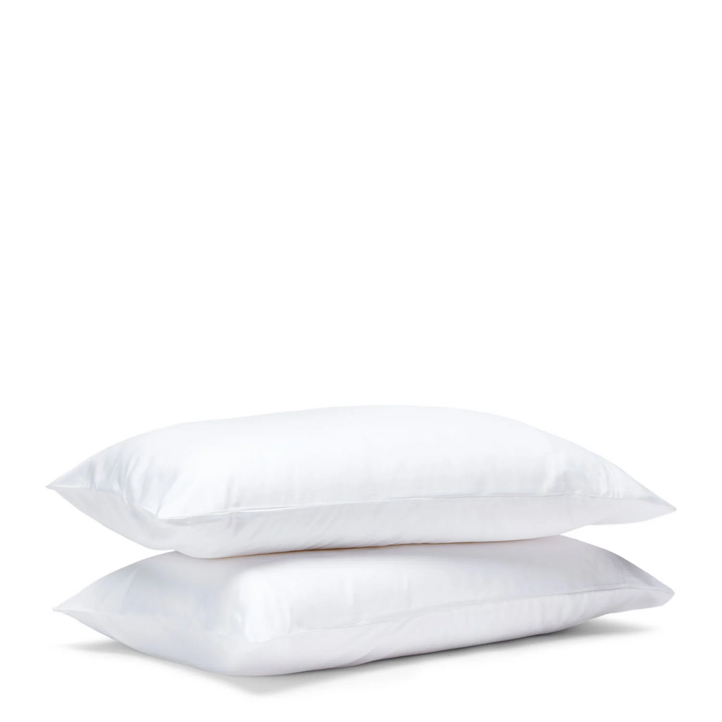Bamboo Cotton Standard Pillowcase Pair - White