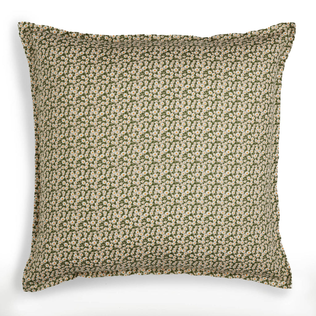 Pure Linen Forget-Me-Not Printed Euro Pillowcase  CLEARANCE  CLEARANCE