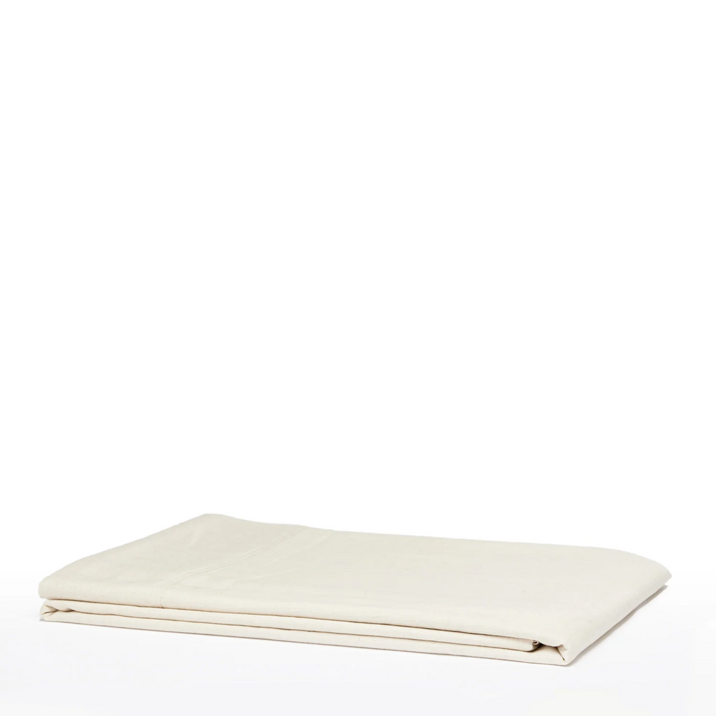 Bamboo Linen Flat Sheet - Natural