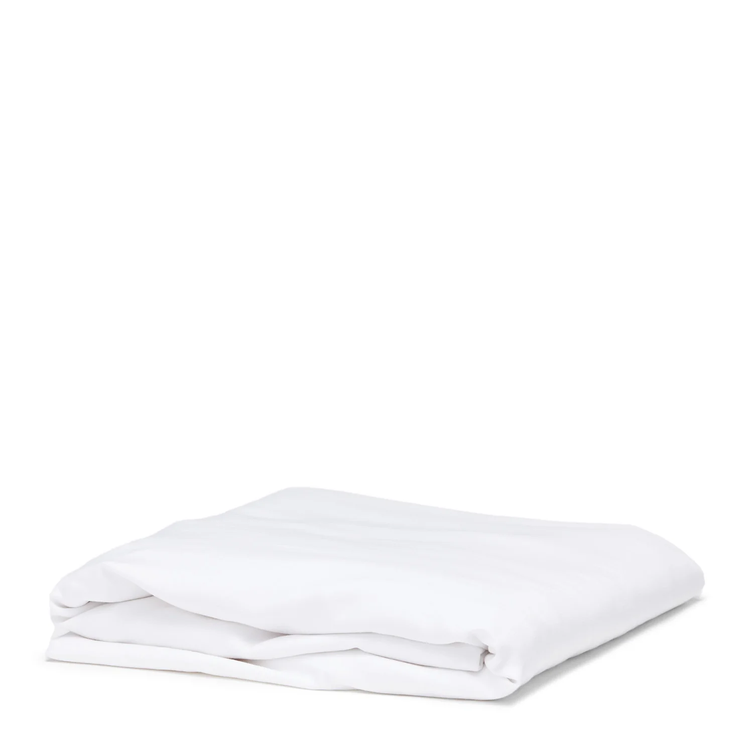 Bamboo Linen Fitted Sheet - White