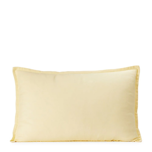 Pure Linen Cushion Cover - Buttercup  CLEARANCE