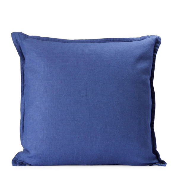 Pure Linen Cushion Cover - Cadet  CLEARANCE