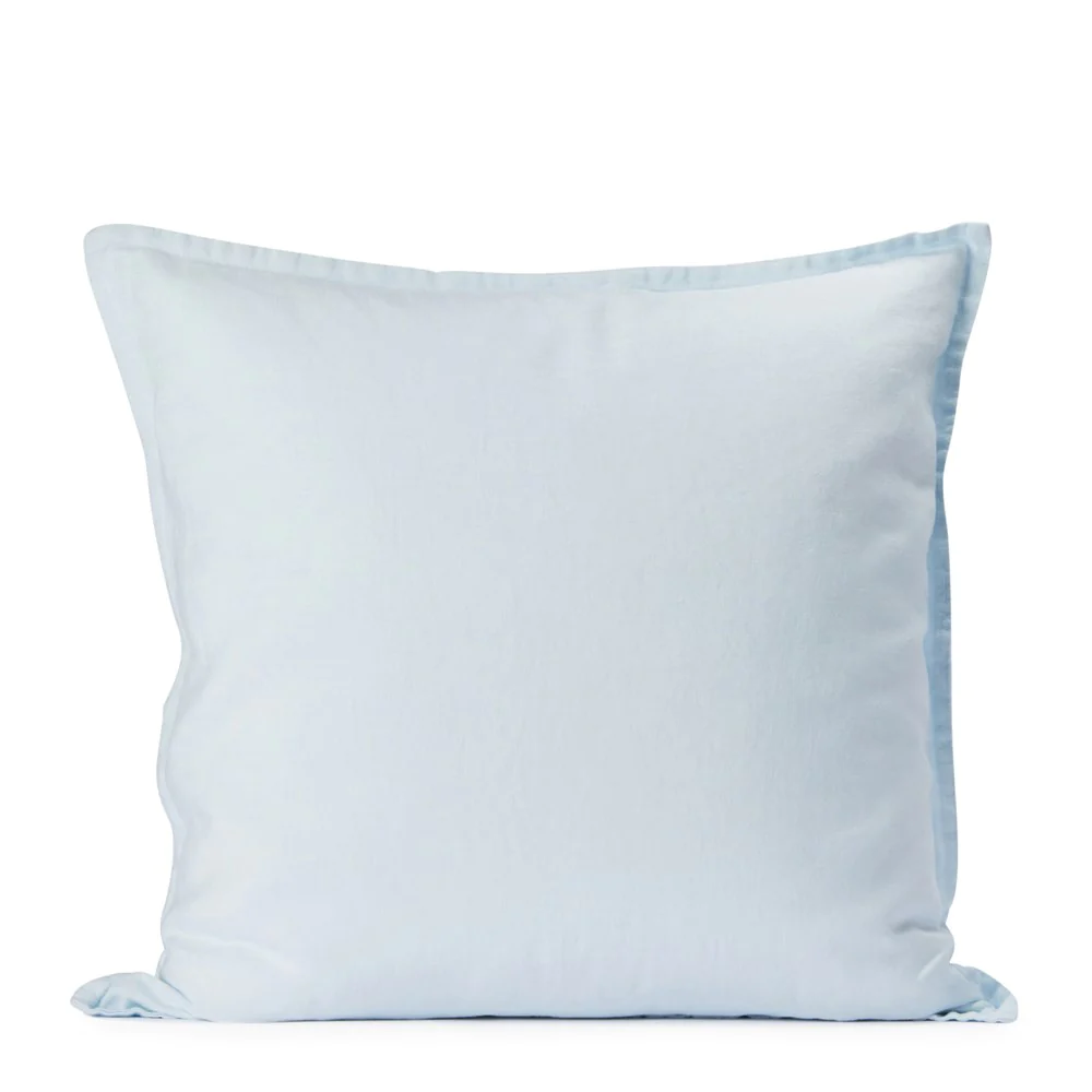 Pure Linen Cushion Cover - Powder  CLEARANCE
