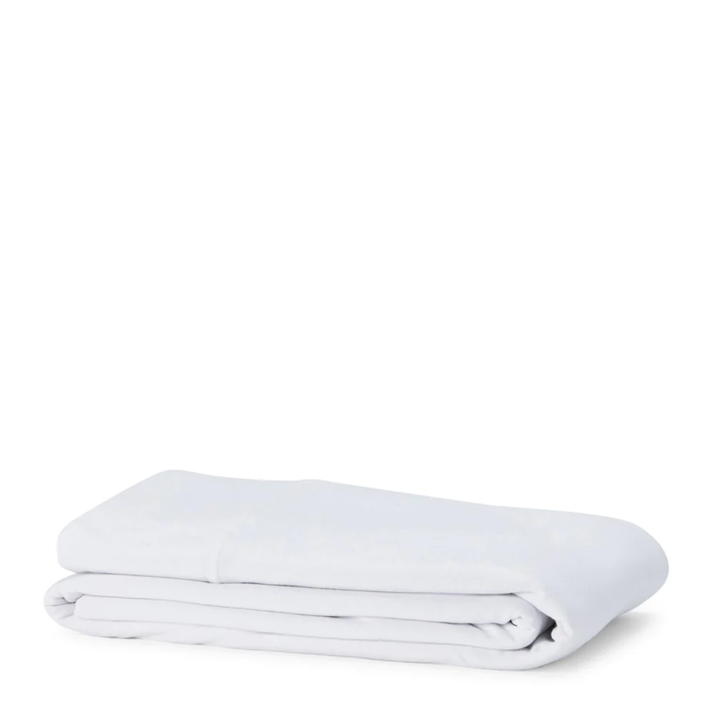 Cotton Jersey Flat sheet - White