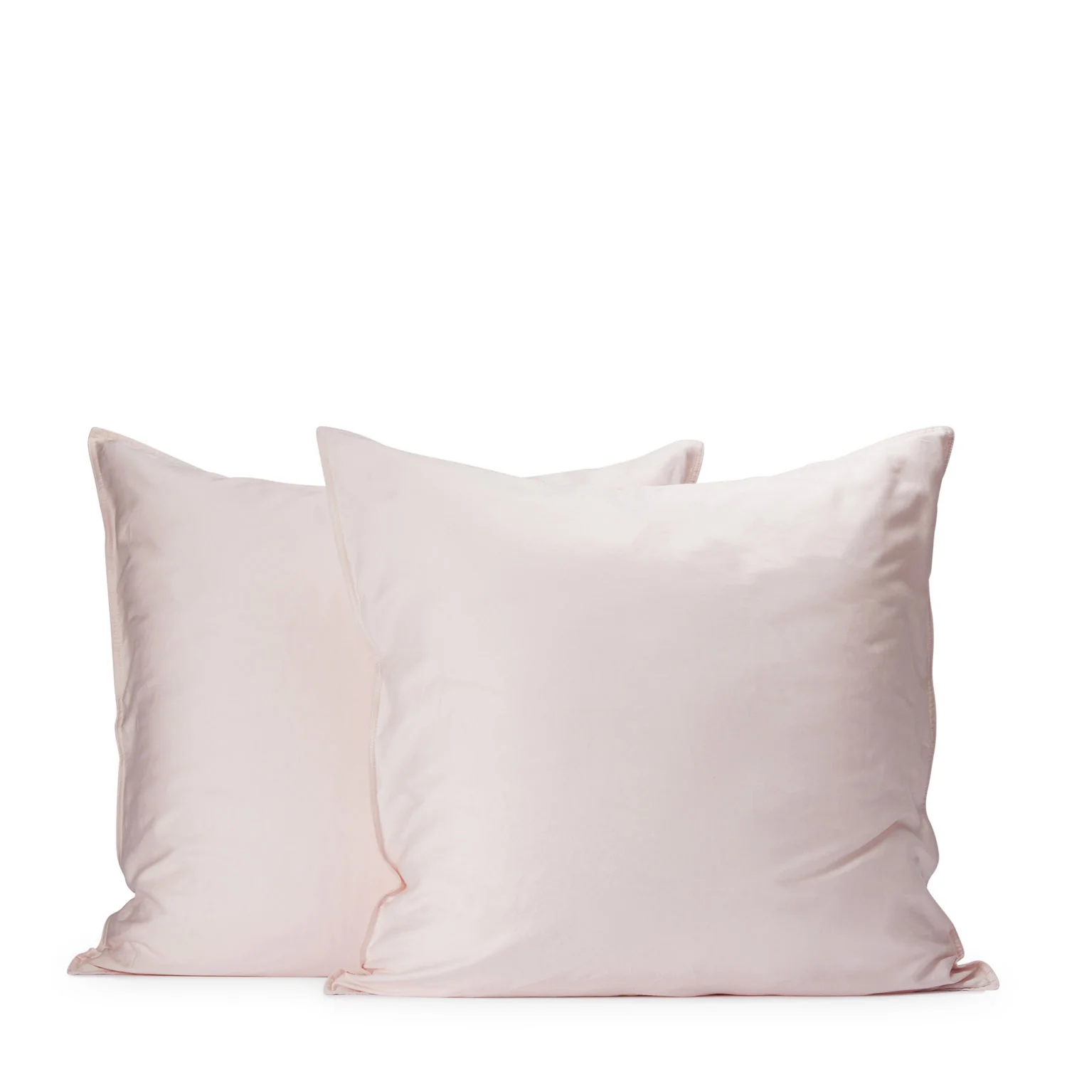 Soft Washed Cotton European Pillowcase Pair - Peony