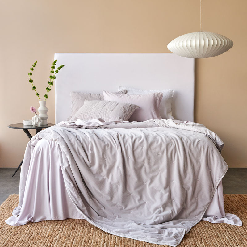 Bamboo Cotton Sheet set - Lilac