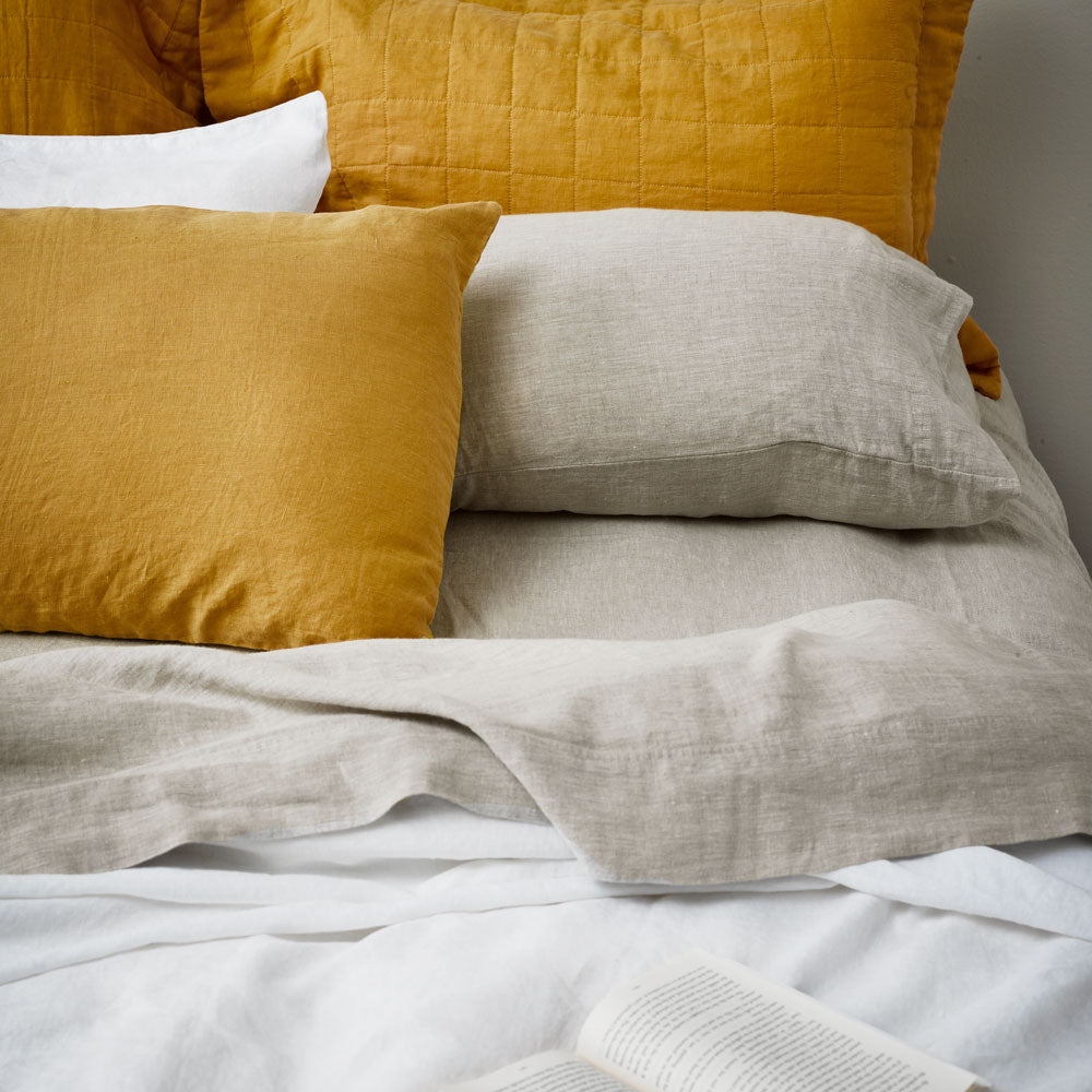 Pure Linen Flat Sheet - Natural