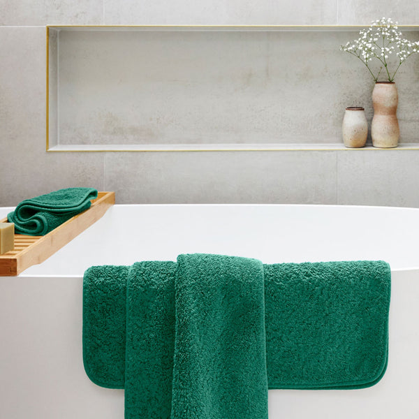 Super Pile Cotton Towel - Emerald