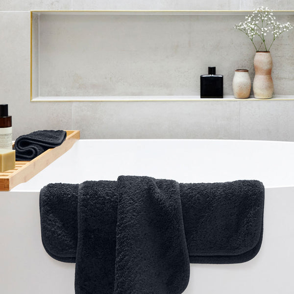 Super Pile Cotton Towel - Nero