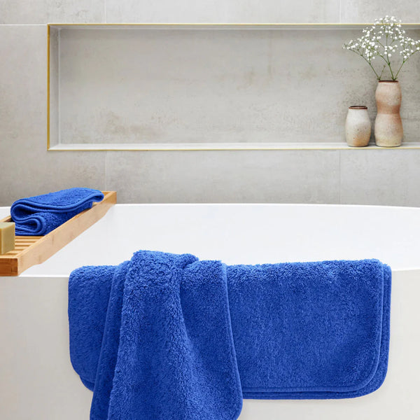 Super Pile Cotton Towel - Royal Blue