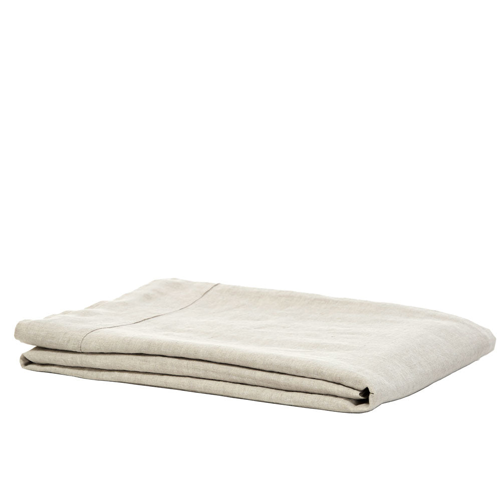 Pure Linen Flat Sheet - Natural