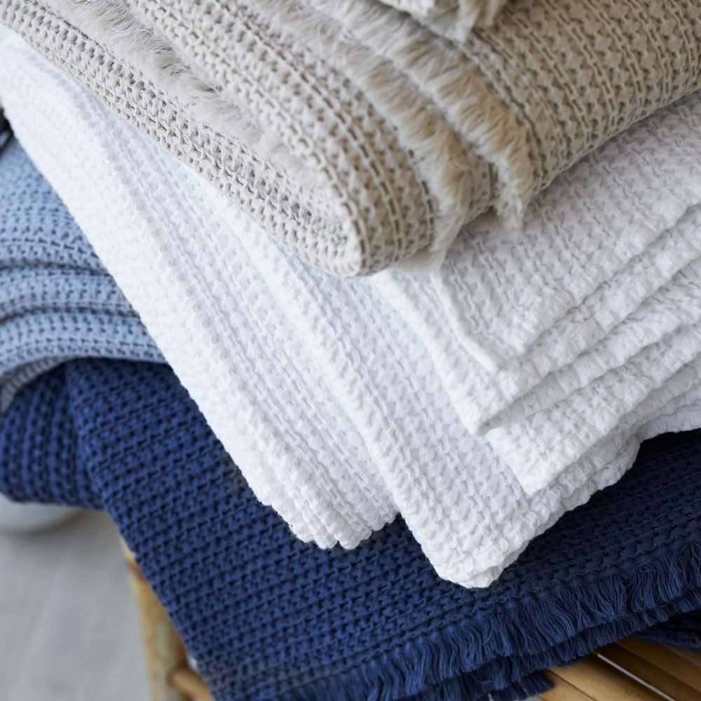 Lisboa Waffle Blanket - Oatmeal