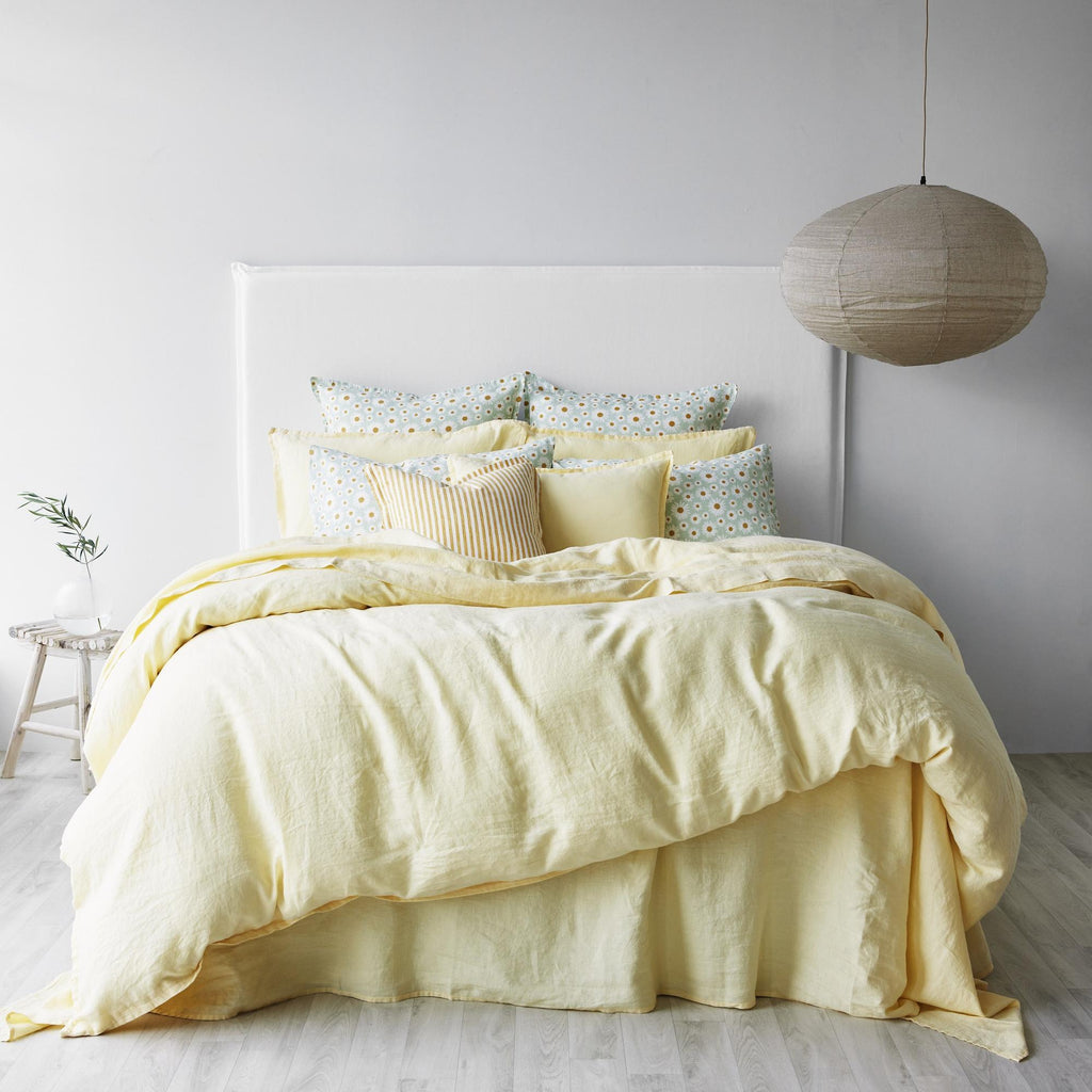 Linen Stripes Cushion Cover - Black  CLEARANCE