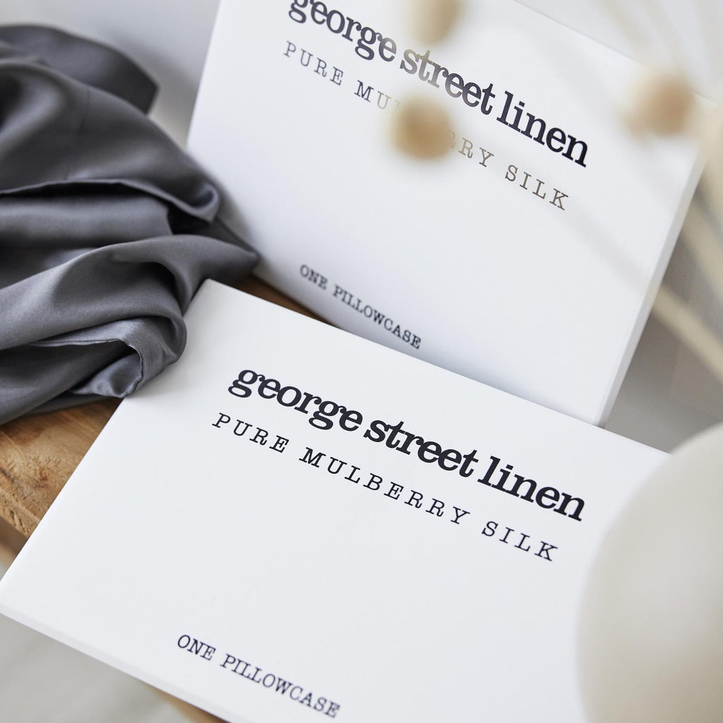 Mulberry Silk Pillowcase Each - Steel