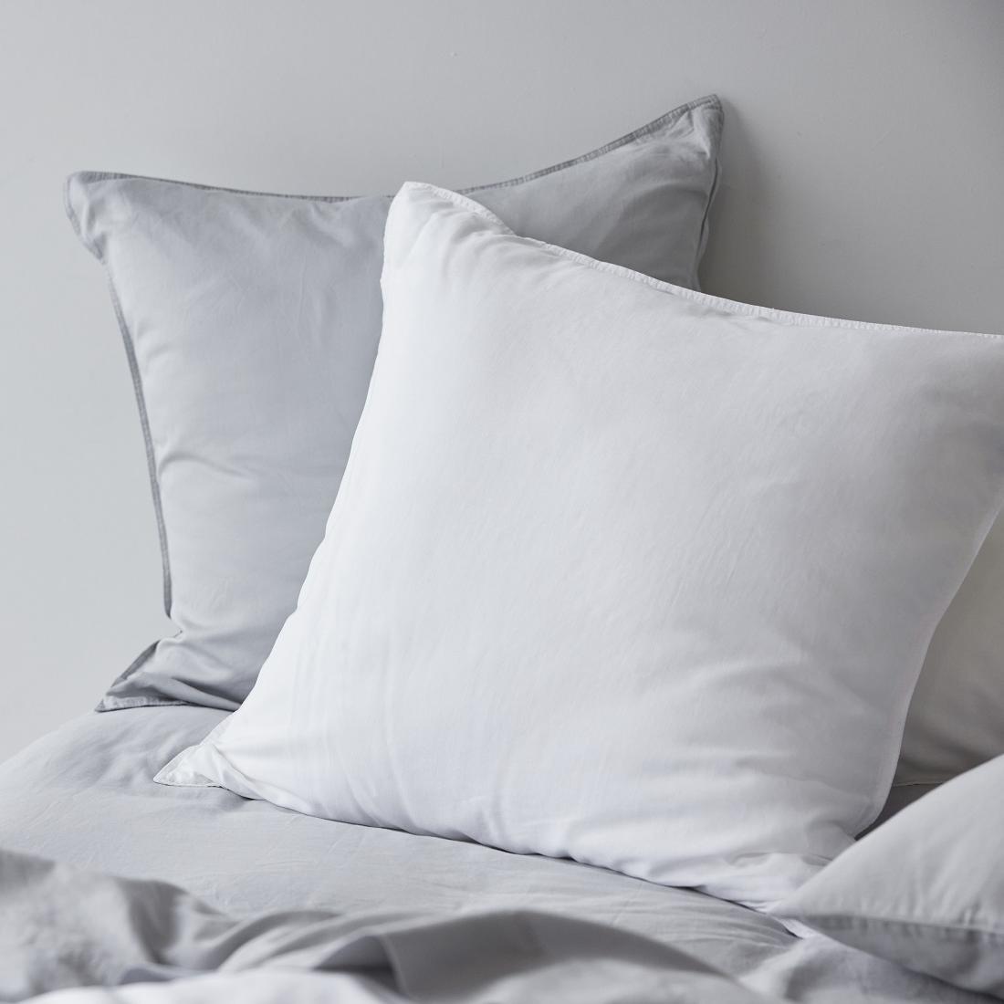 Bamboo Linen Duvet Cover Set - White