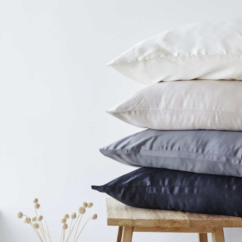 Mulberry Silk Pillowcase Each - Steel