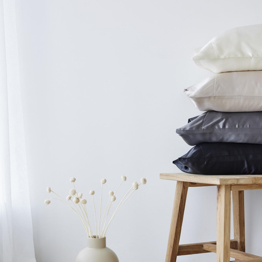 Mulberry Silk Pillowcase Each - Steel