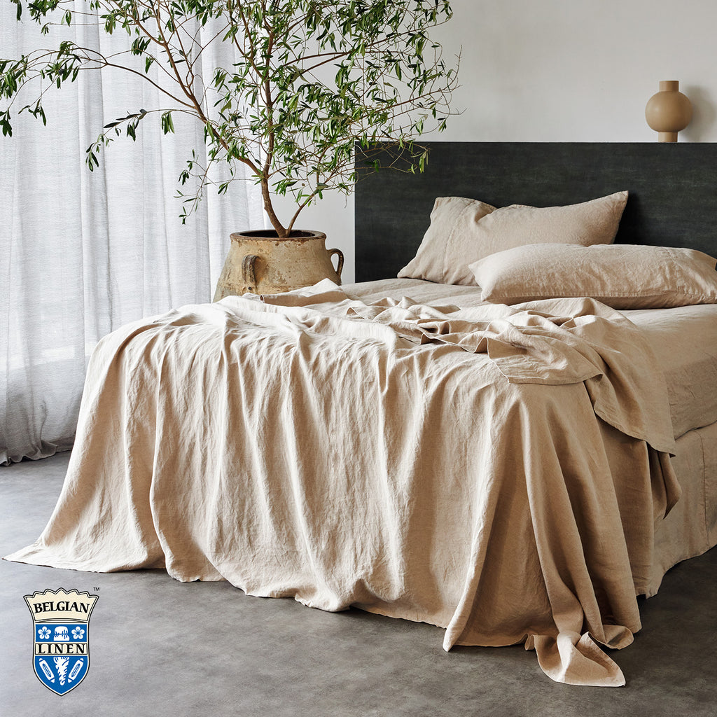 Belgian Linen Duvet Cover - Natural