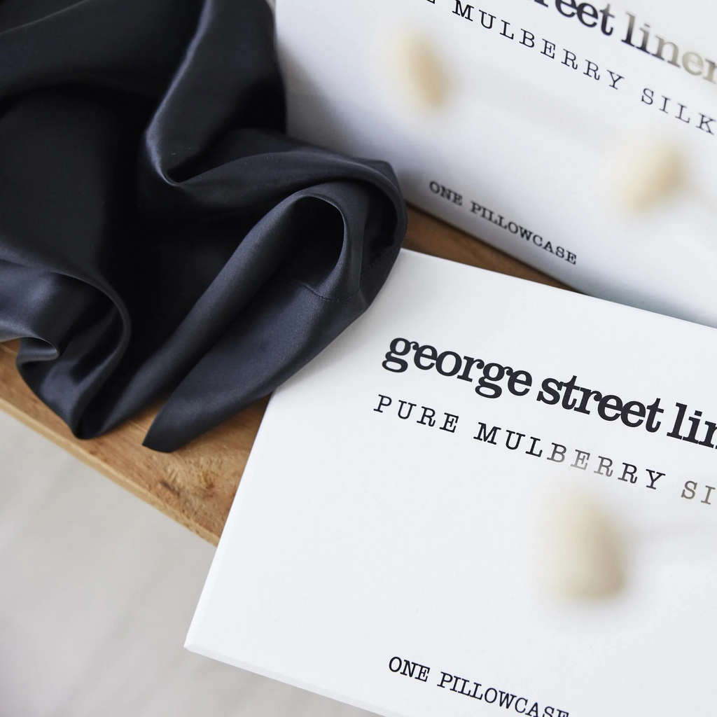 Mulberry Silk Pillowcase Each - Nero