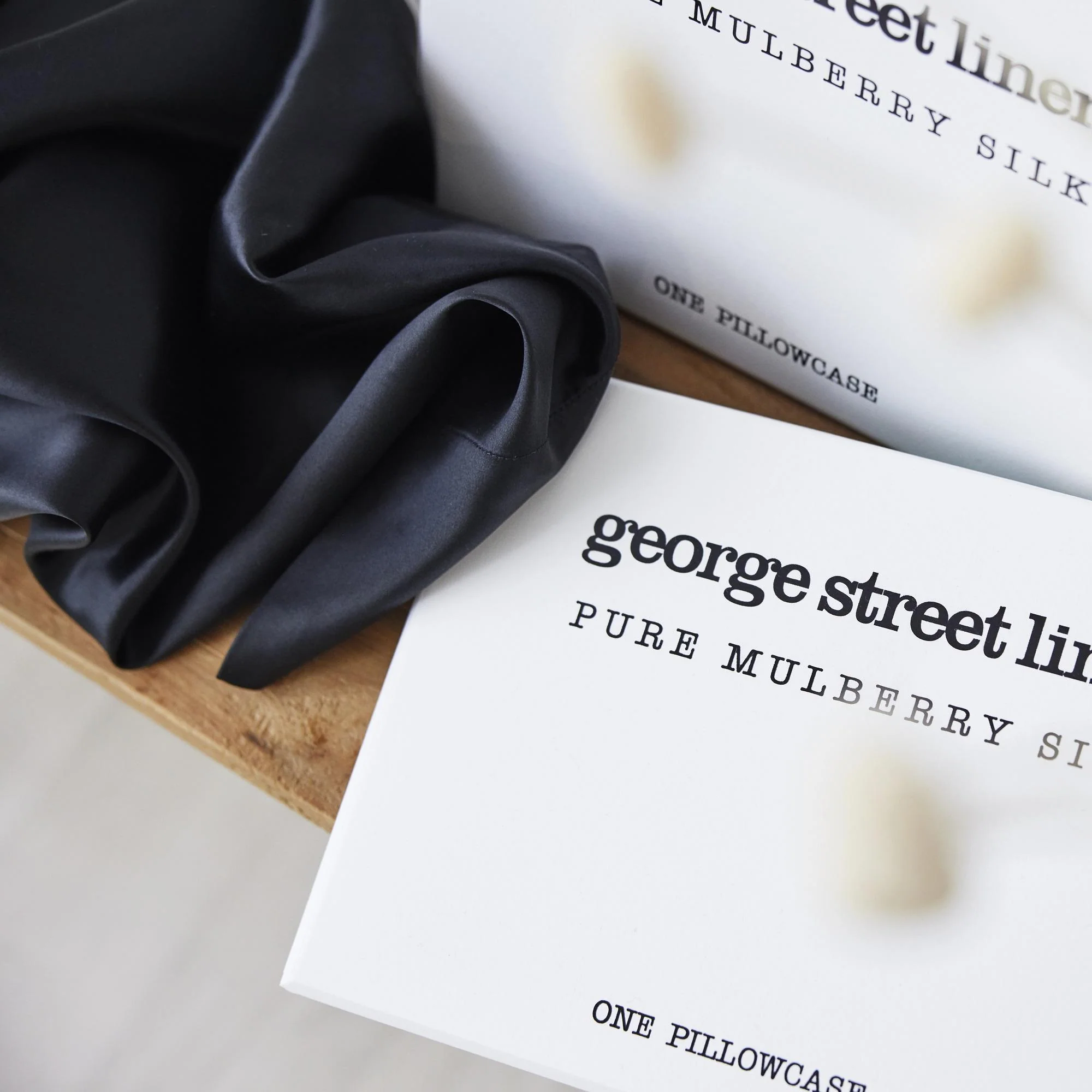 Mulberry Silk Pillowcase Each - Nero