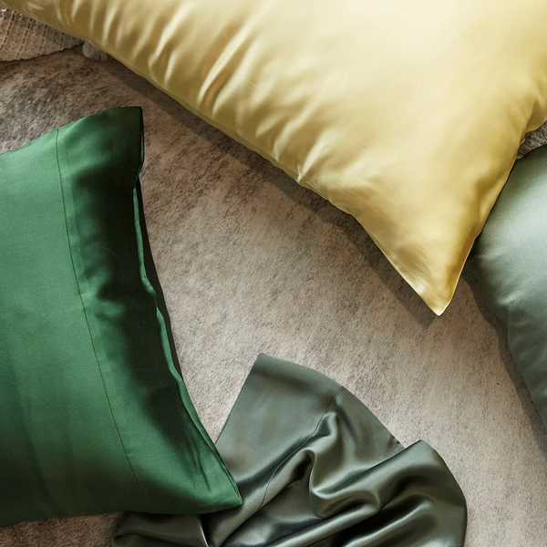 Mulberry Silk Pillowcase - Dark Green