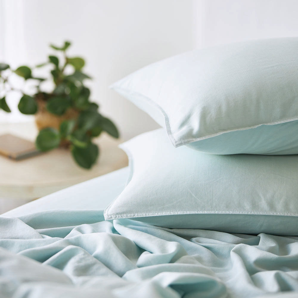 Bamboo Linen Duvet Cover Set - Haze CLEARANCE