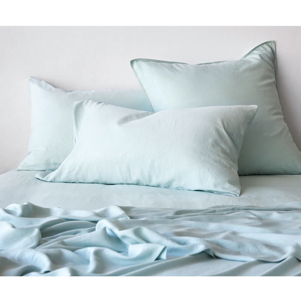Bamboo Linen Standard Pillowcase Pair - Haze CLEARANCE