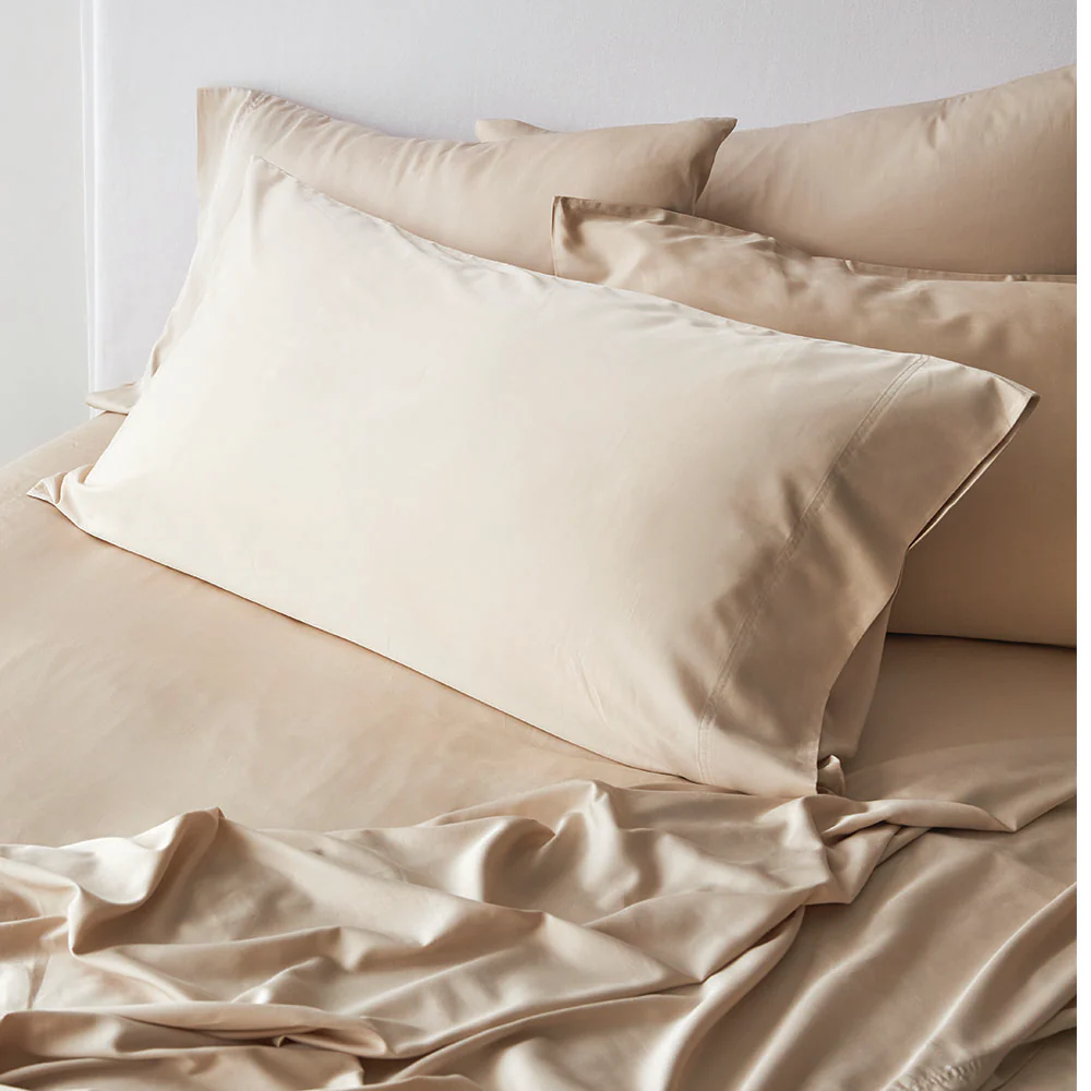 Bamboo Cotton Fitted Sheet - Natural