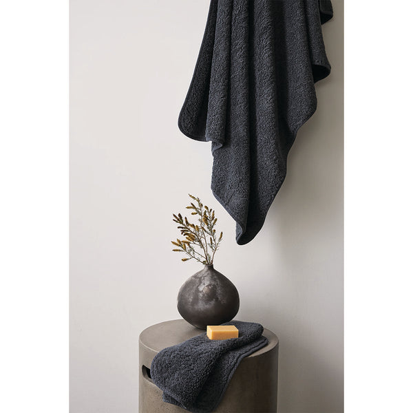 Super Pile Cotton Towel - Coal