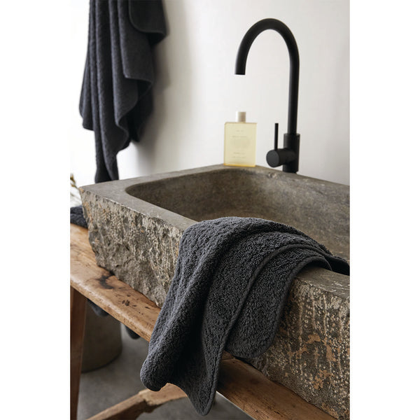 Super Pile Cotton Towel - Coal