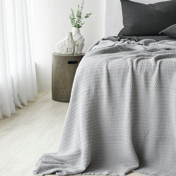 Cotton Jersey Pillowcase Pair - Onyx