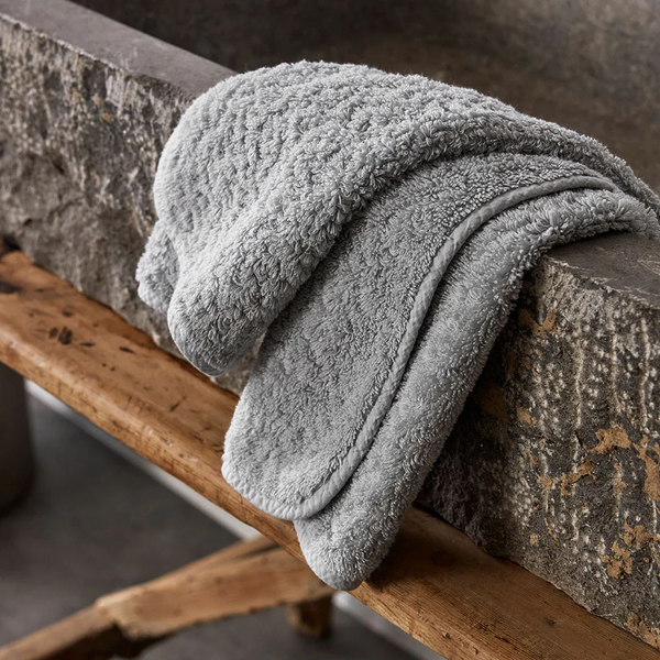 Super Pile Cotton Towel - Frost  CLEARANCE  CLEARANCE